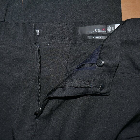 Ralph Lauren RLX Tailored Fit 5 Pocket Tech Pants Size 36x34 Black NWT - Picture 5 of 12